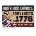 American Flag Themed Doormat | Kelmera