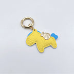 Animal-Shaped Leather Keychain | Kelmera