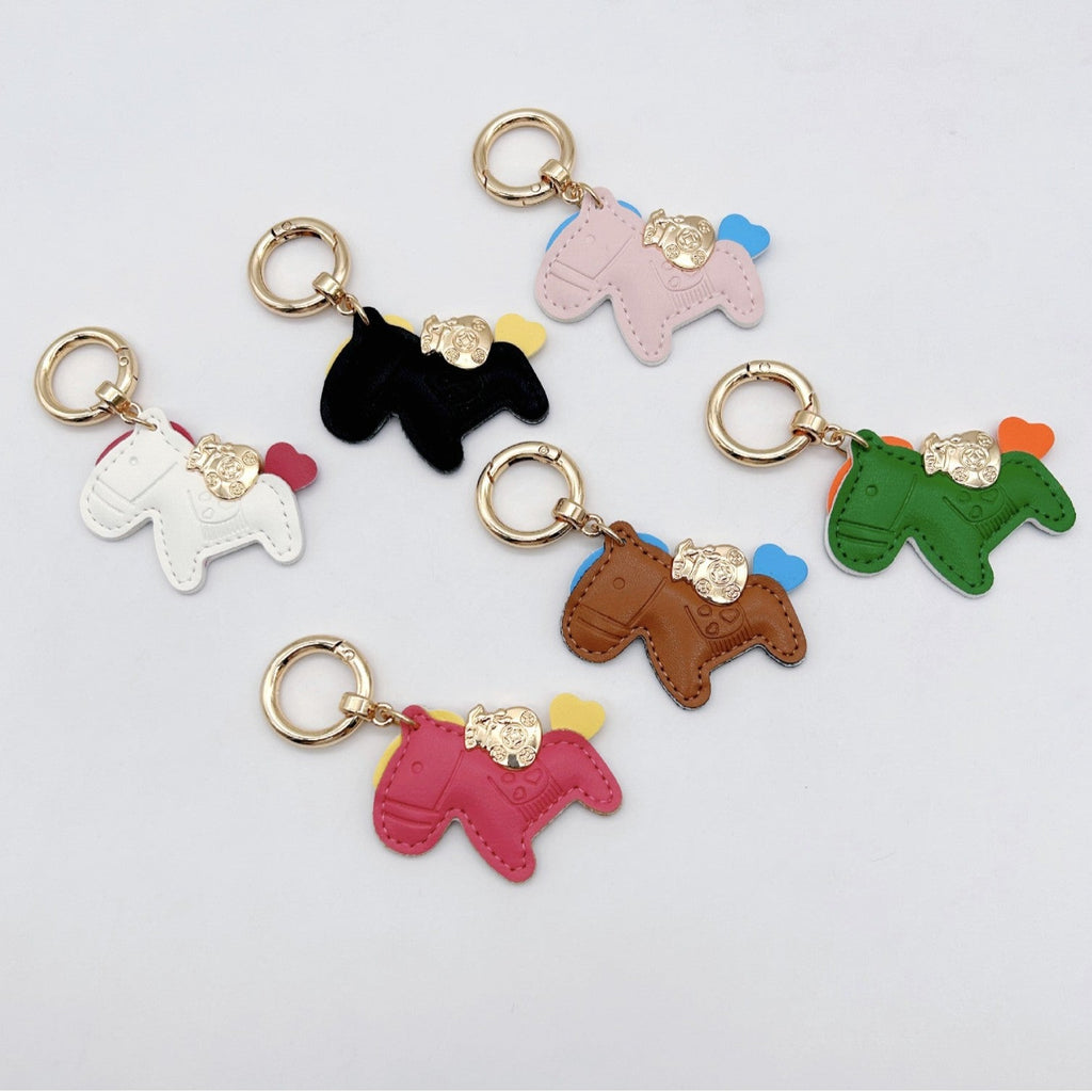 Animal-Shaped Leather Keychain | Kelmera