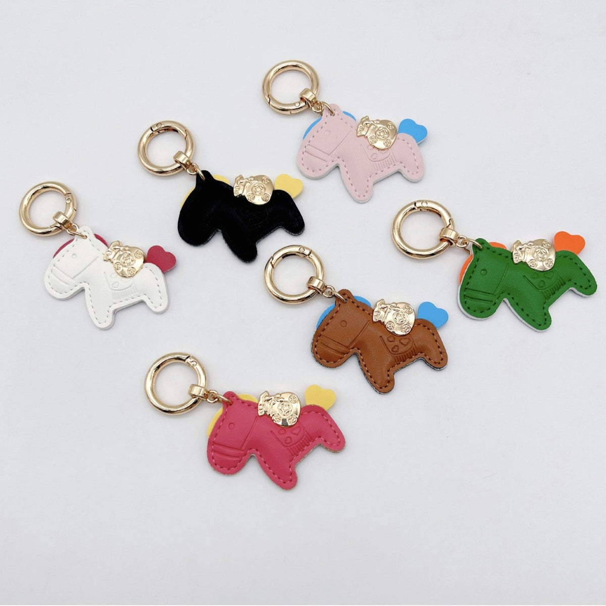 Animal-Shaped Leather Keychain | Kelmera
