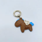 Animal-Shaped Leather Keychain | Kelmera