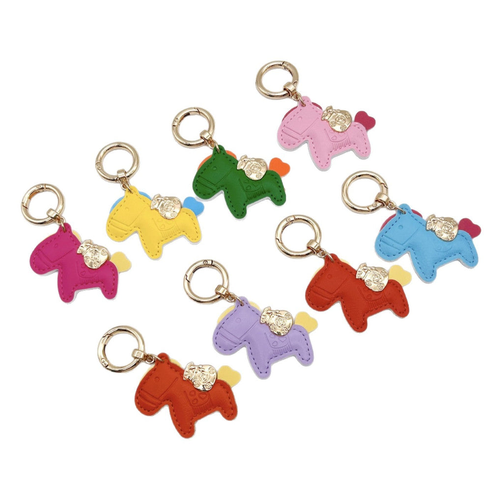 Animal-Shaped Leather Keychain | Kelmera