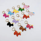 Animal-Shaped Leather Keychain | Kelmera