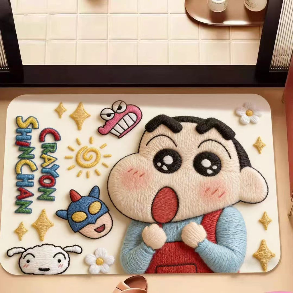 Animated Character Plush Bath Mat | Kelmera