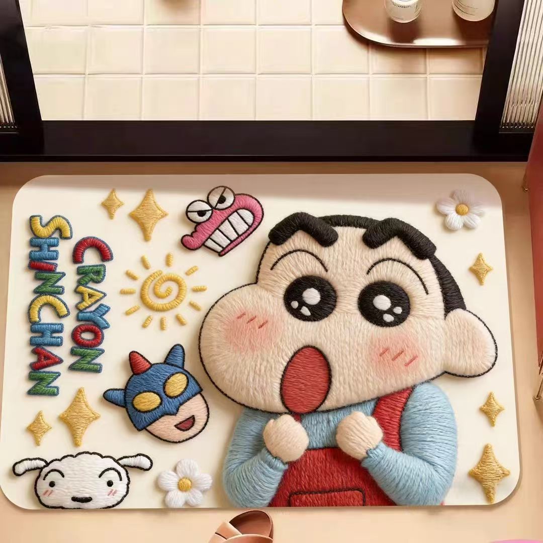 Animated Character Plush Bath Mat | Kelmera