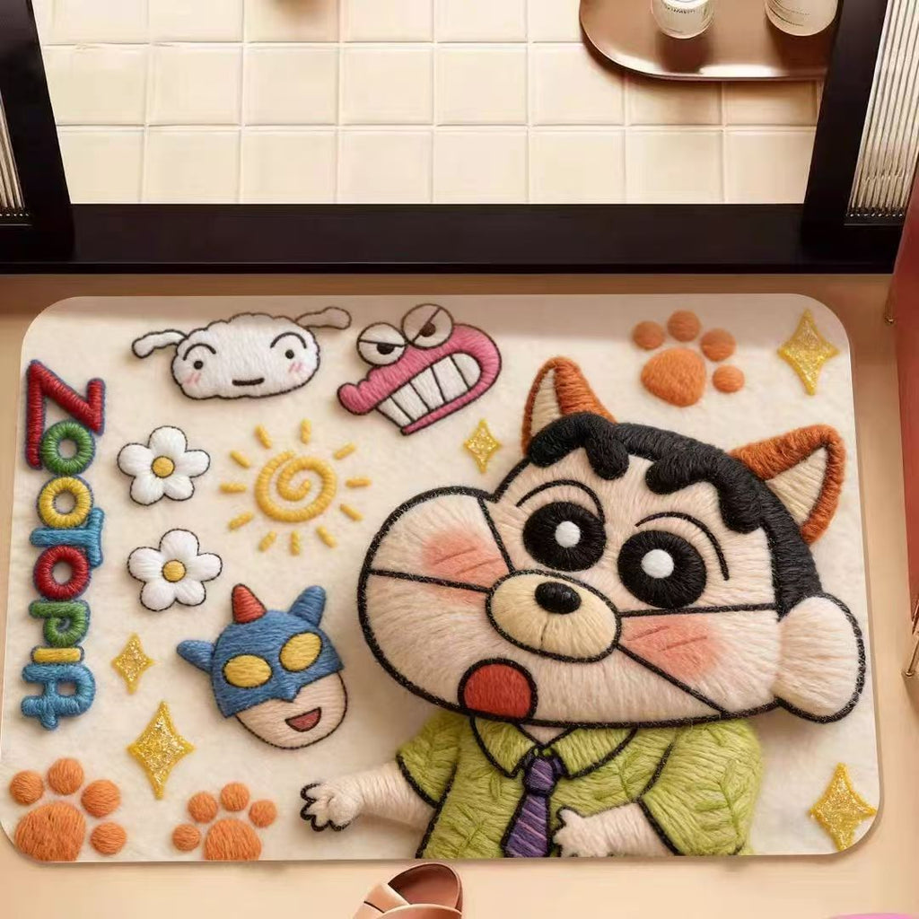 Animated Character Plush Bath Mat | Kelmera