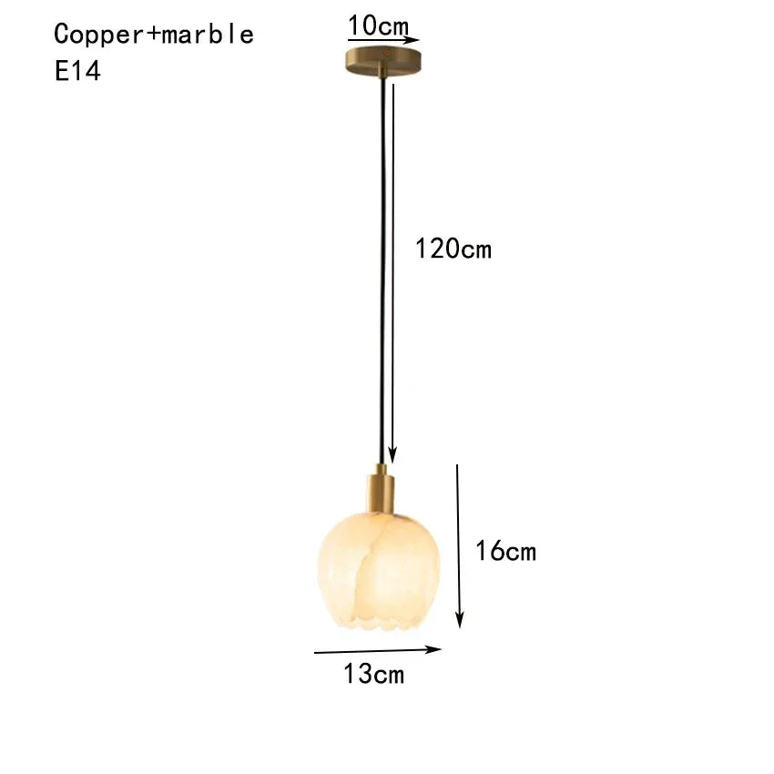 Anrella Alabaster Pendant Light