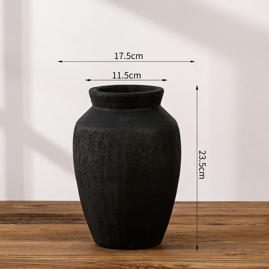 Antique Ceramic Vase with Texture | Kelmera