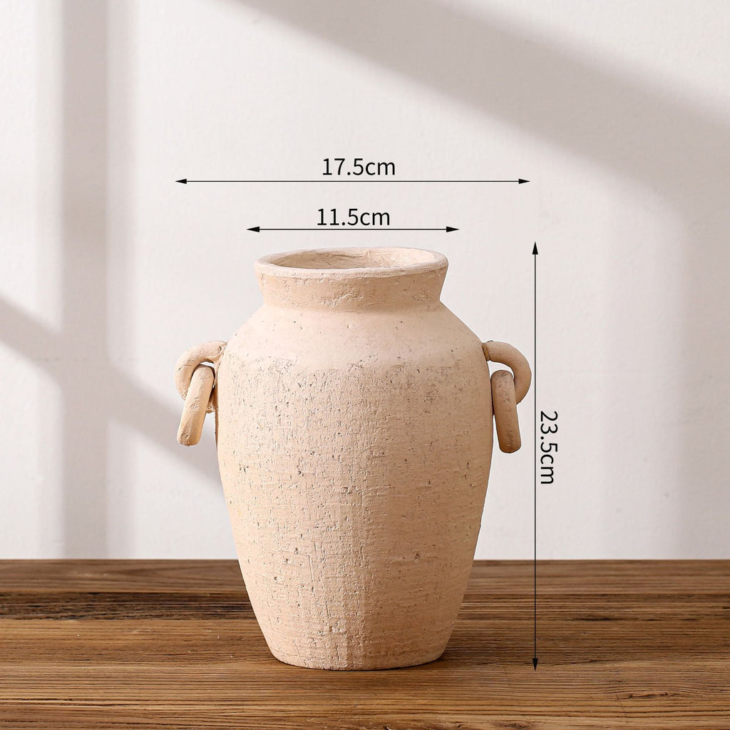 Antique Ceramic Vase with Texture | Kelmera