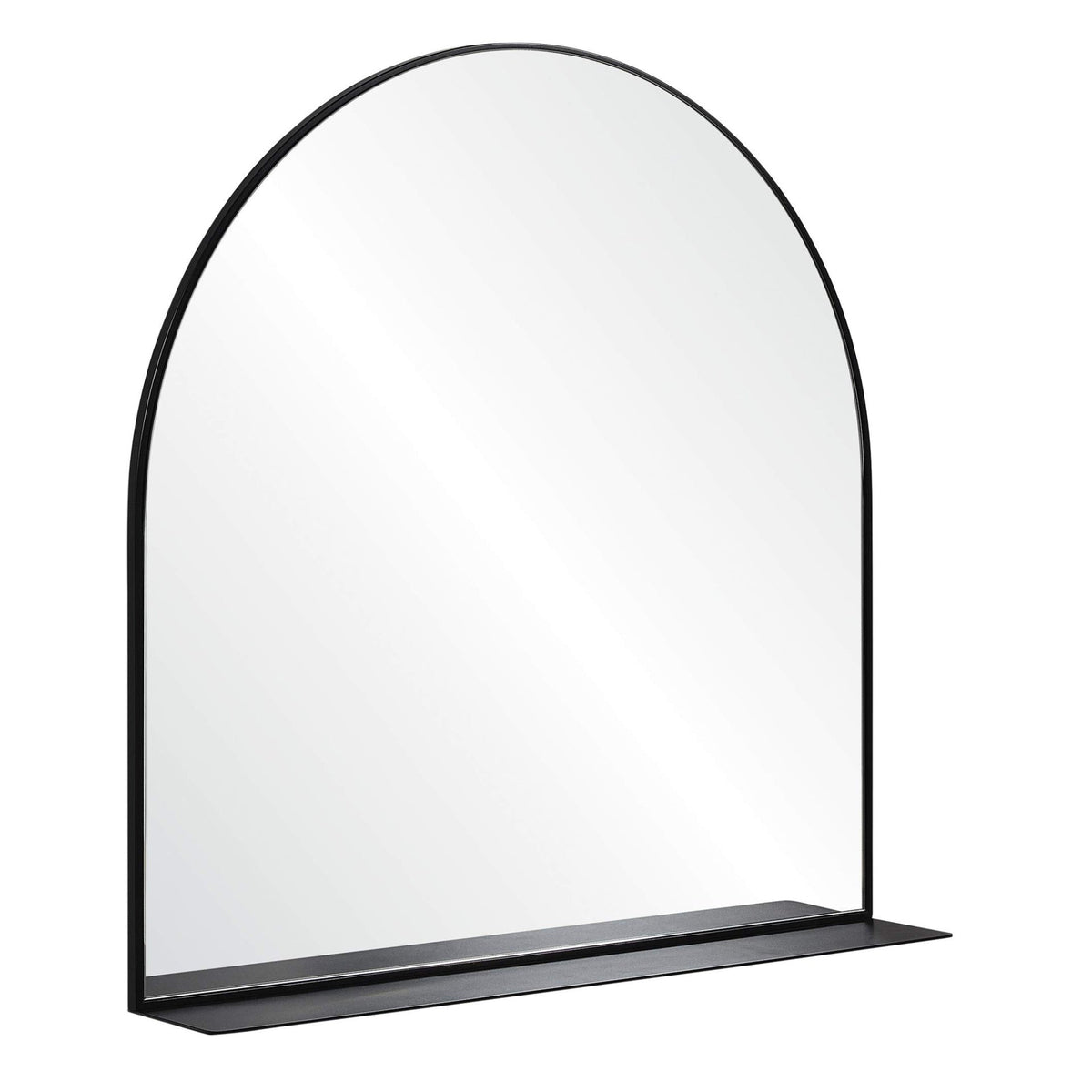 Arch-Shaped Decorative Wall Mirror with Shelf | Kelmera