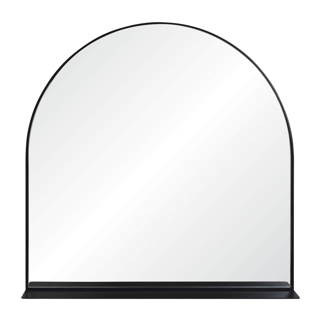 Arch-Shaped Decorative Wall Mirror with Shelf | Kelmera