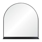 Arch-Shaped Decorative Wall Mirror with Shelf | Kelmera