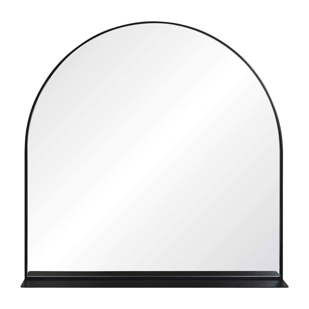 Arch-Shaped Decorative Wall Mirror with Shelf | Kelmera
