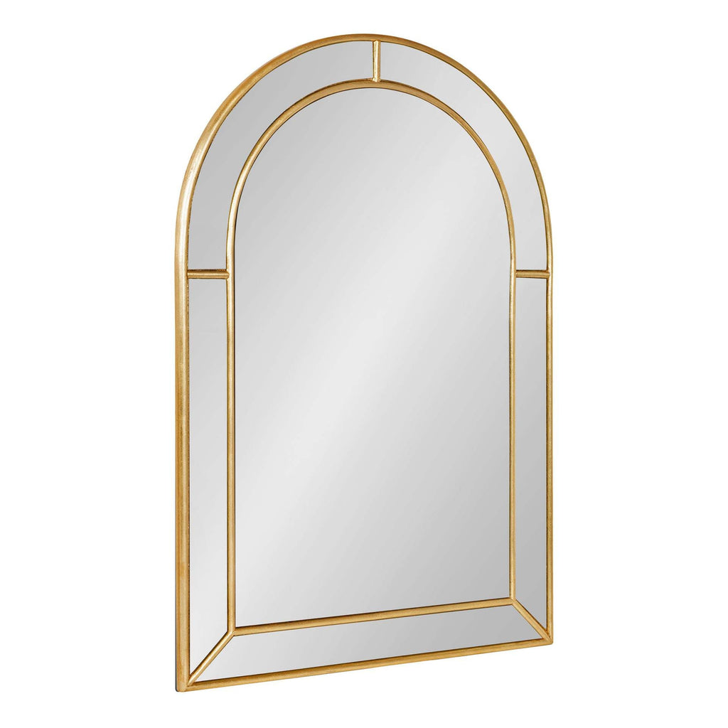 Arched Decorative Wall Mirror Glass Metal | Kelmera