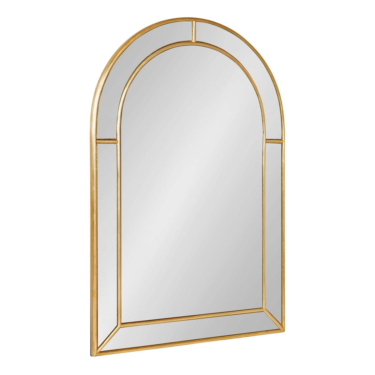 Arched Decorative Wall Mirror Glass Metal | Kelmera