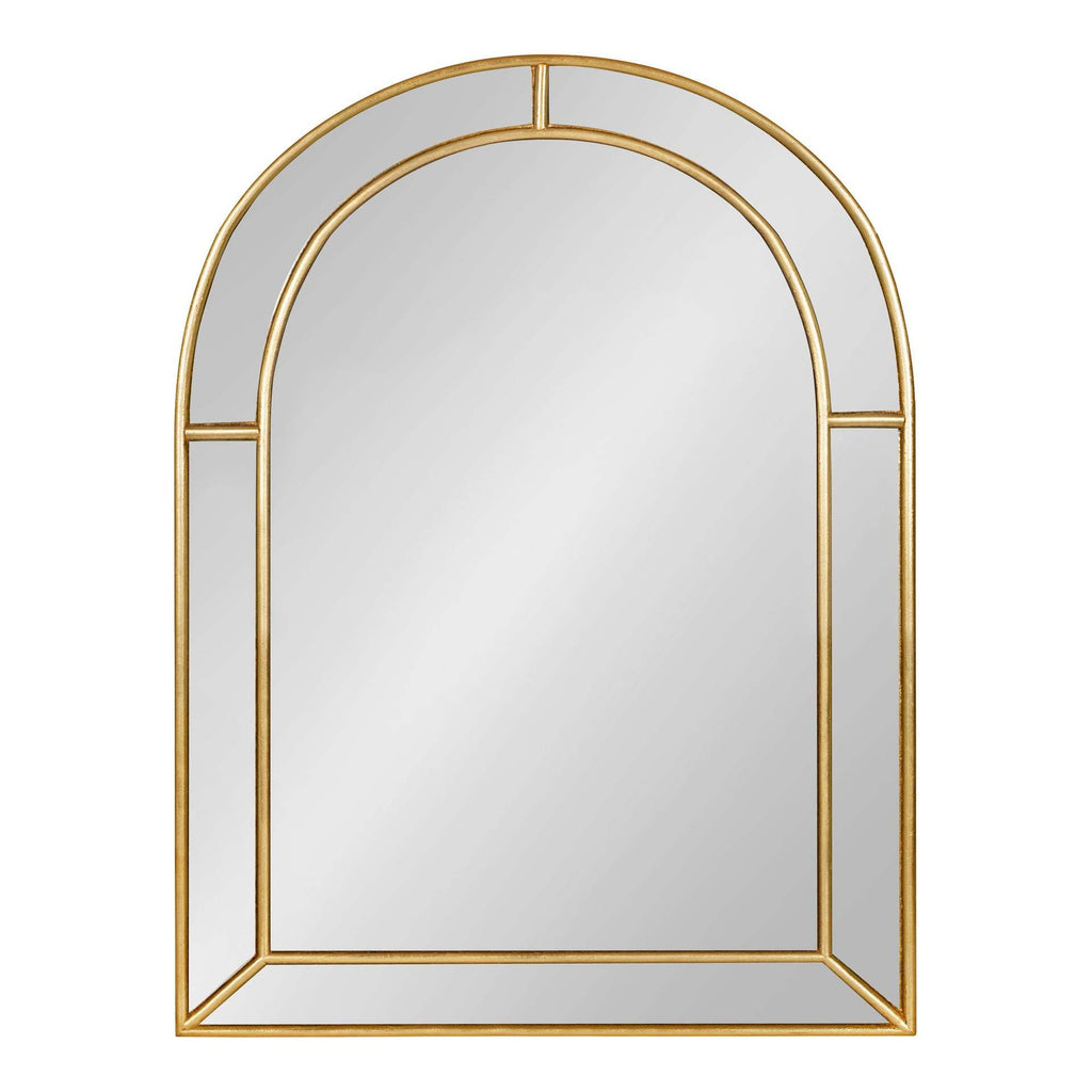 Arched Decorative Wall Mirror Glass Metal | Kelmera