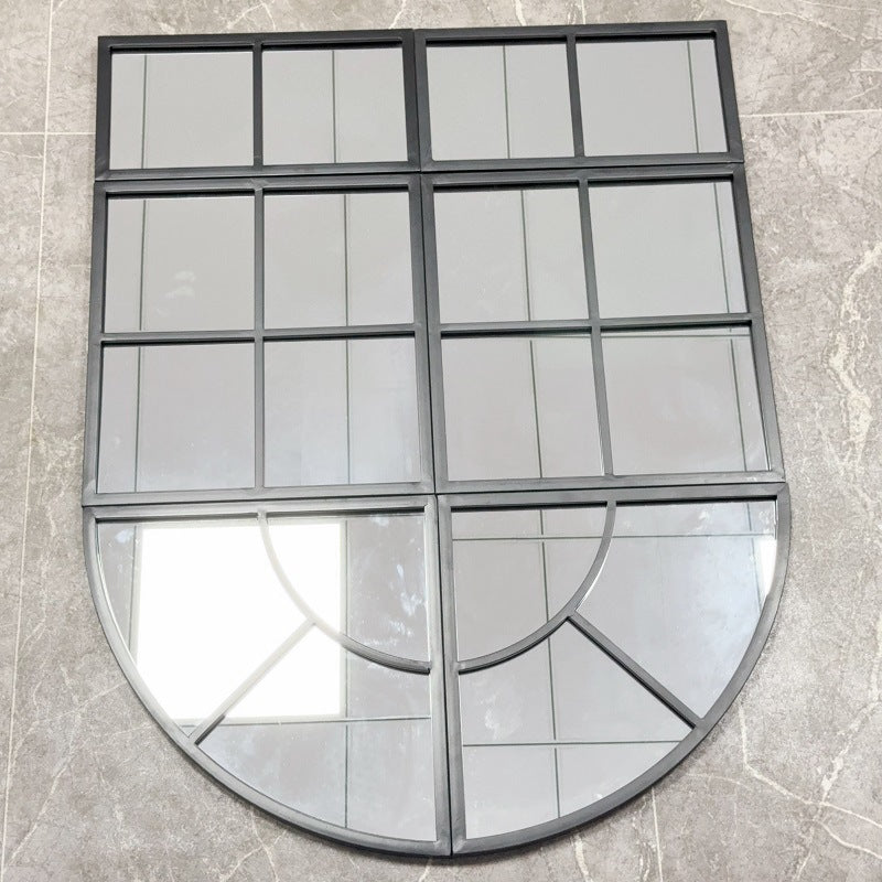 Arched Window Pane Wall Mirror | Kelmera