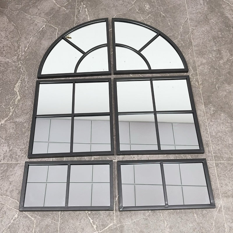 Arched Window Pane Wall Mirror | Kelmera