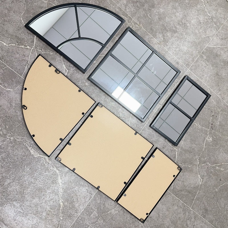 Arched Window Pane Wall Mirror | Kelmera