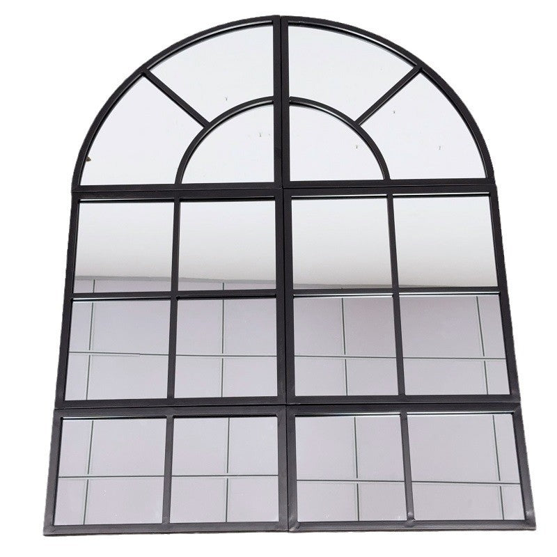 Arched Window Pane Wall Mirror | Kelmera