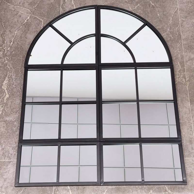 Arched Window Pane Wall Mirror | Kelmera