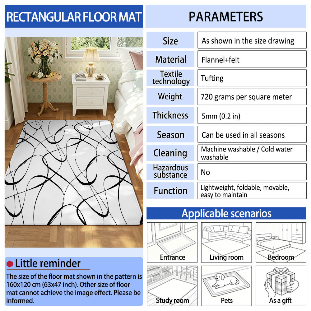 Area Rug Gray Blue | Kelmera