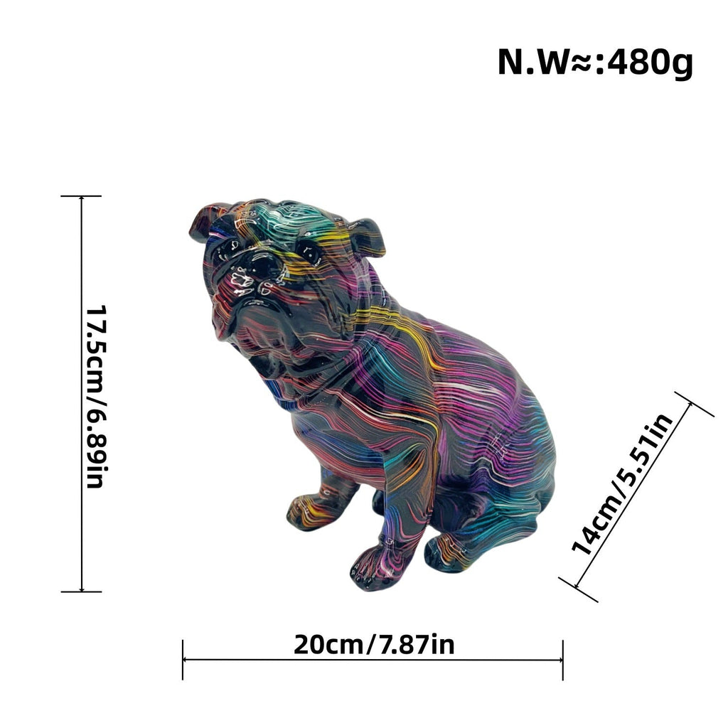Artful Bulldog Figurine | Kelmera
