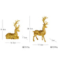 Artful Decorative Figure of a Magnificent Deer with Floral Details | Kelmera