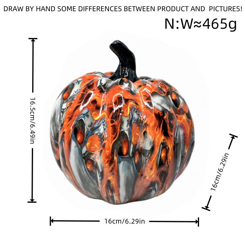 Artful Halloween Pumpkin Figure | Kelmera