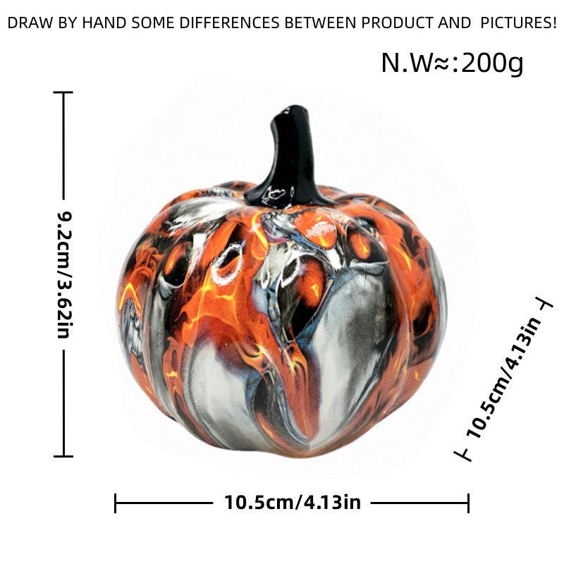 Artful Halloween Pumpkin Figure | Kelmera
