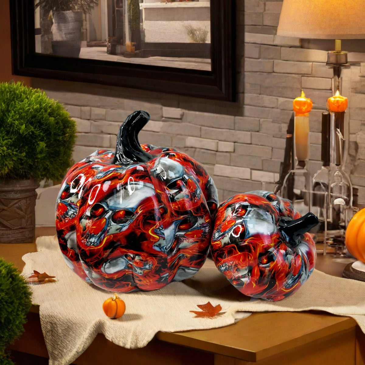 Artful Halloween Pumpkin Figure | Kelmera
