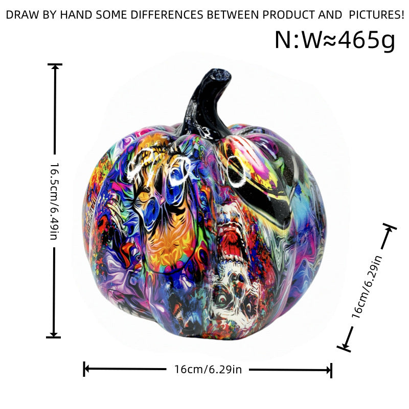 Artful Halloween Pumpkin Figure | Kelmera