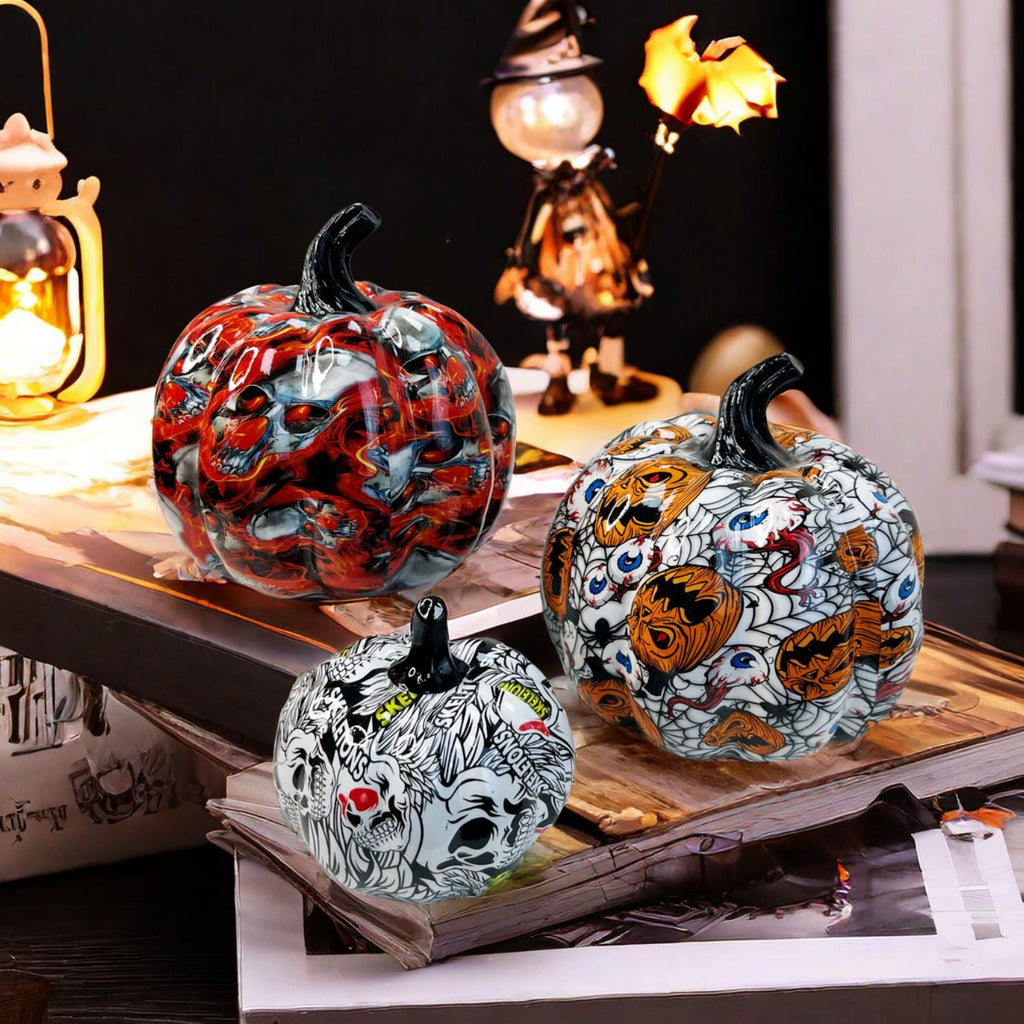 Artful Halloween Pumpkin Figure | Kelmera