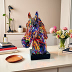 Artful Horse Sculpture made of High-Quality Resin | Kelmera