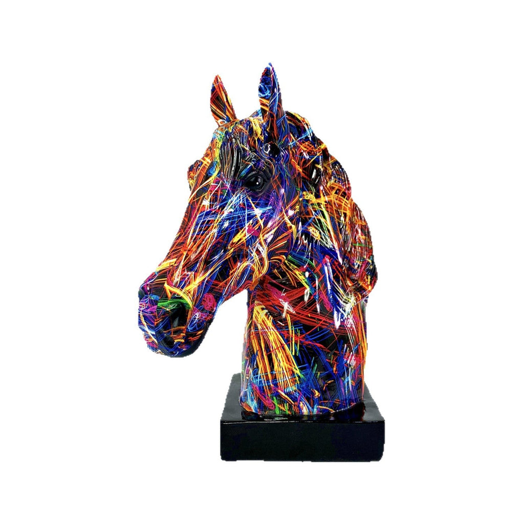 Artful Horse Sculpture made of High-Quality Resin | Kelmera