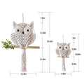 Artful Macrame Wall Hanging in Owl Shape | Kelmera