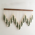 Artful Macrame Wall Hanging with Gradient and Elegant Tassels | Kelmera