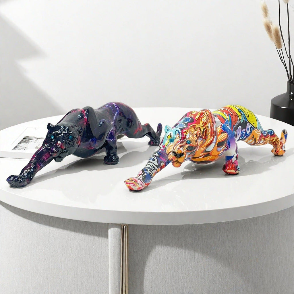 Artful Panther Sculpture made by Hand | Kelmera