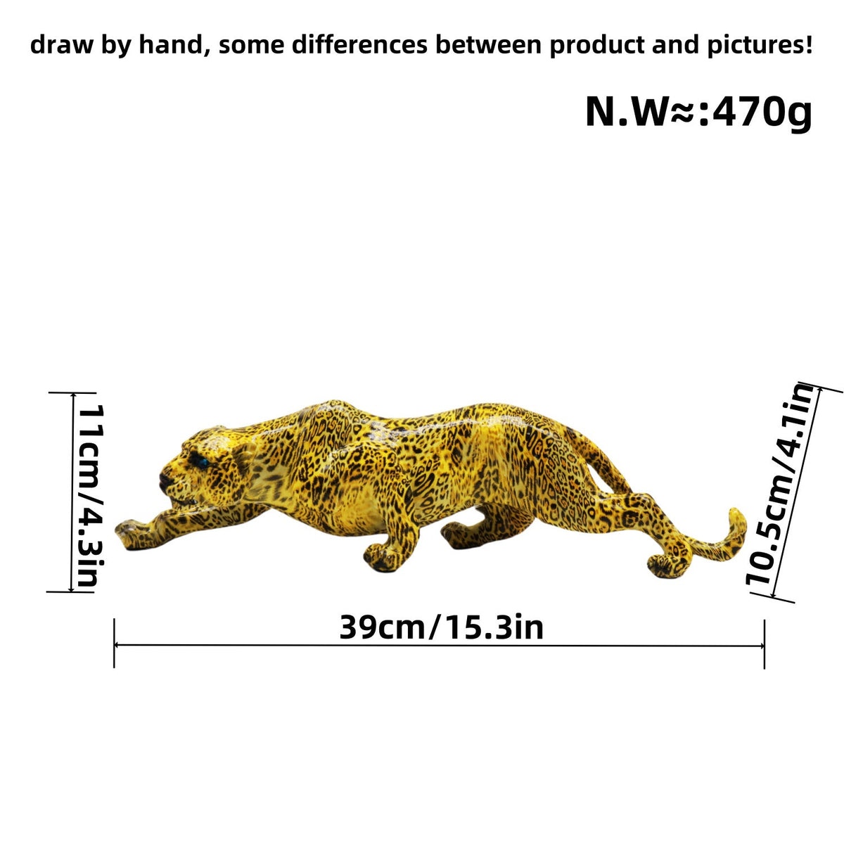 Artful Panther Sculpture made by Hand | Kelmera