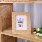 Artful Picture Frame made of Natural Rattan | Kelmera