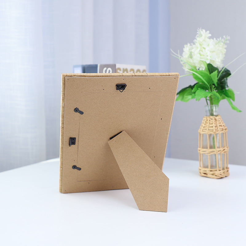 Artful Picture Frame made of Natural Rattan | Kelmera