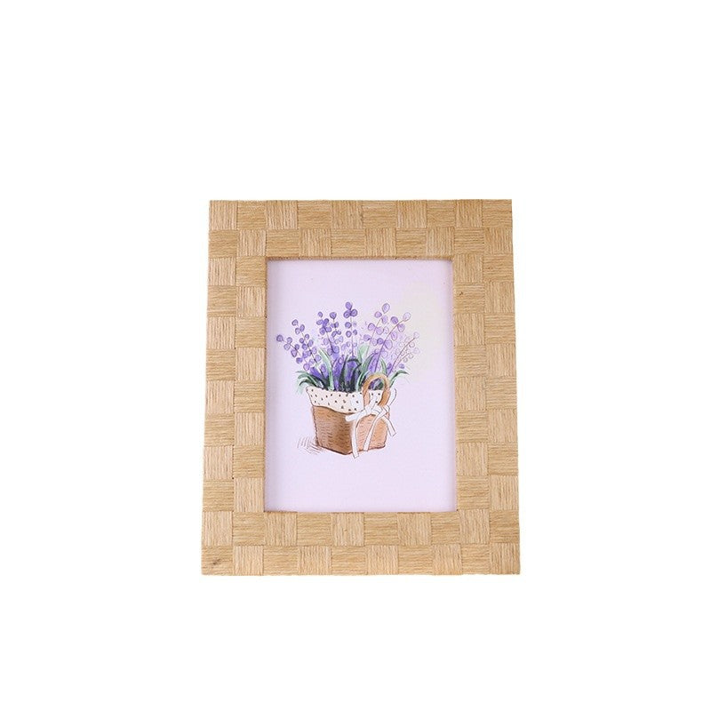 Artful Picture Frame made of Natural Rattan | Kelmera