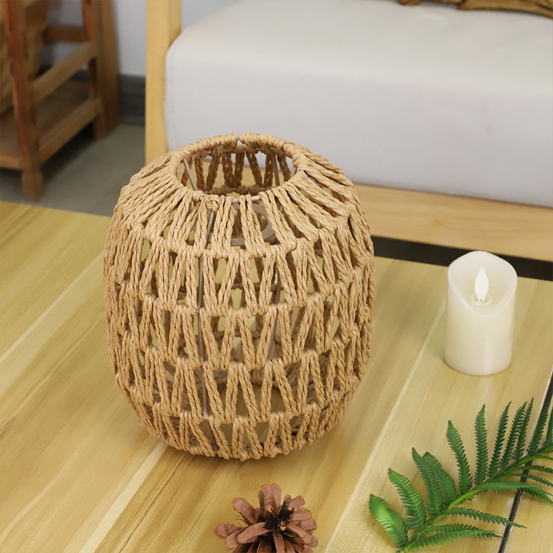 Artful Rattan Table Lamp Shade | Kelmera
