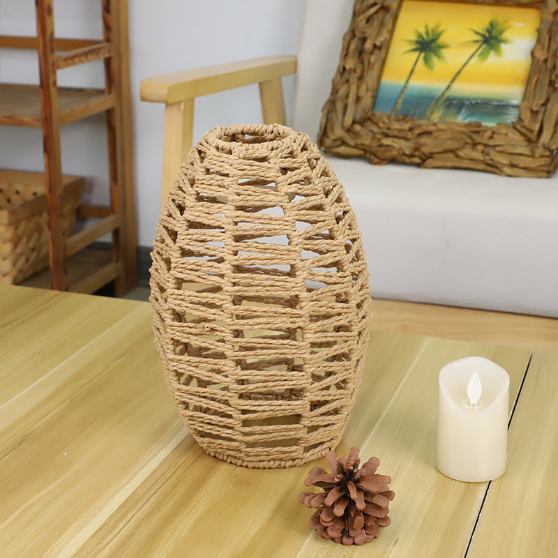 Artful Rattan Table Lamp Shade | Kelmera