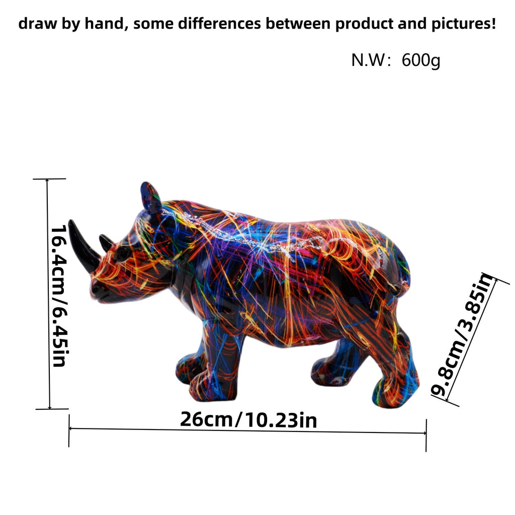 Artful Rhino Figure | Kelmera