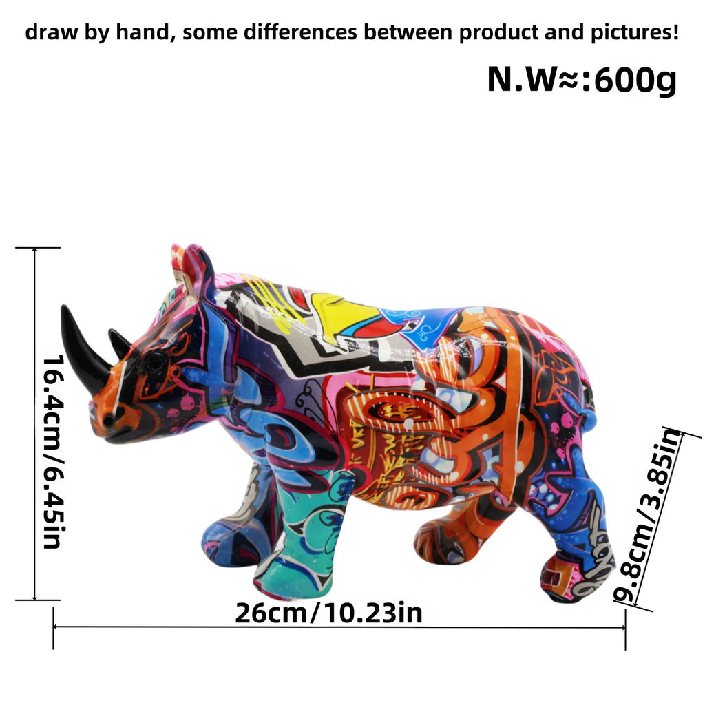Artful Rhino Figure | Kelmera