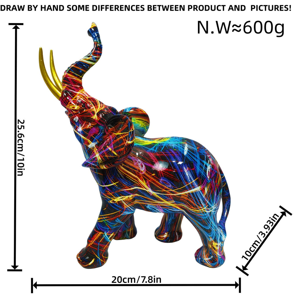 Artfully Designed Elephant Figure | Kelmera