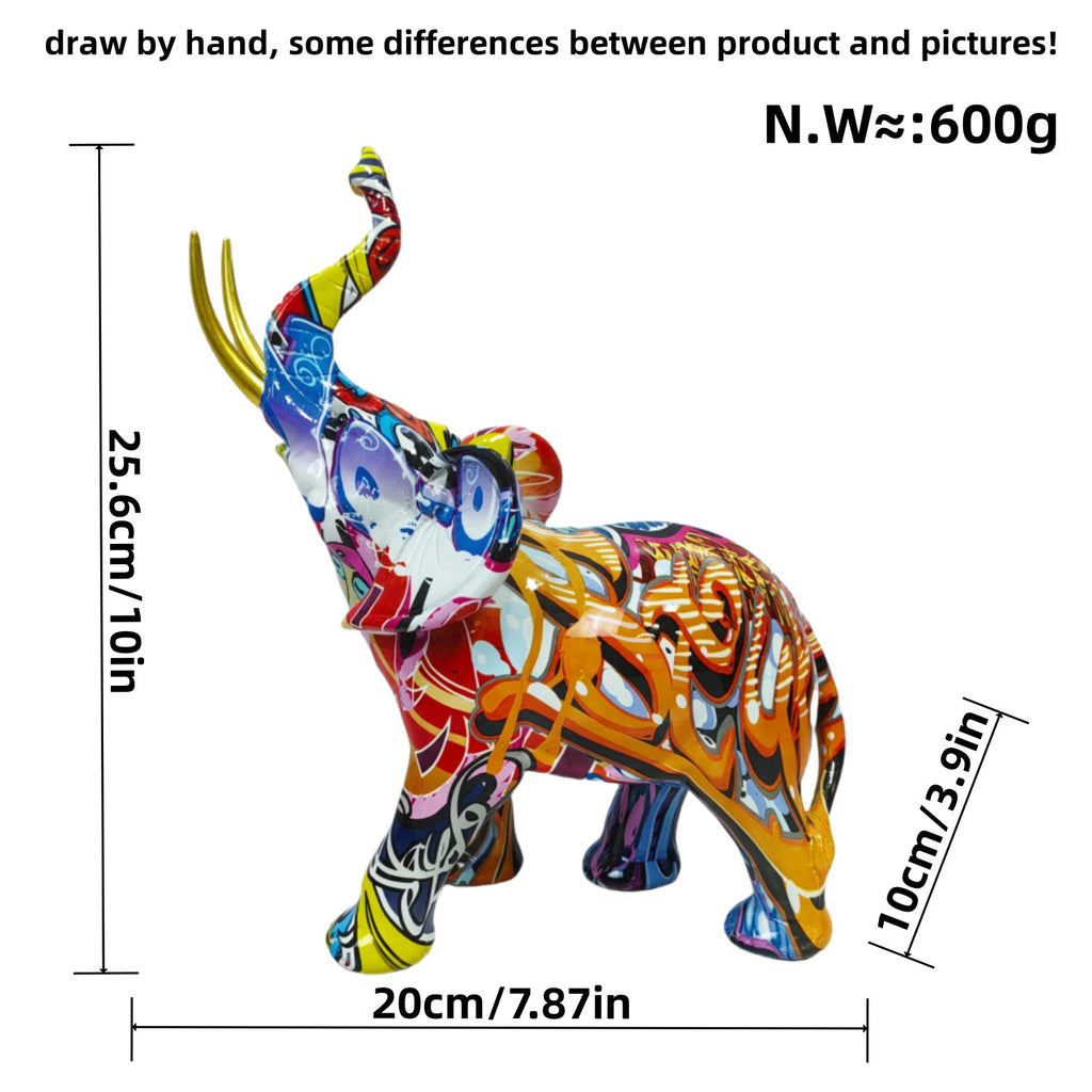 Artfully Designed Elephant Figure | Kelmera