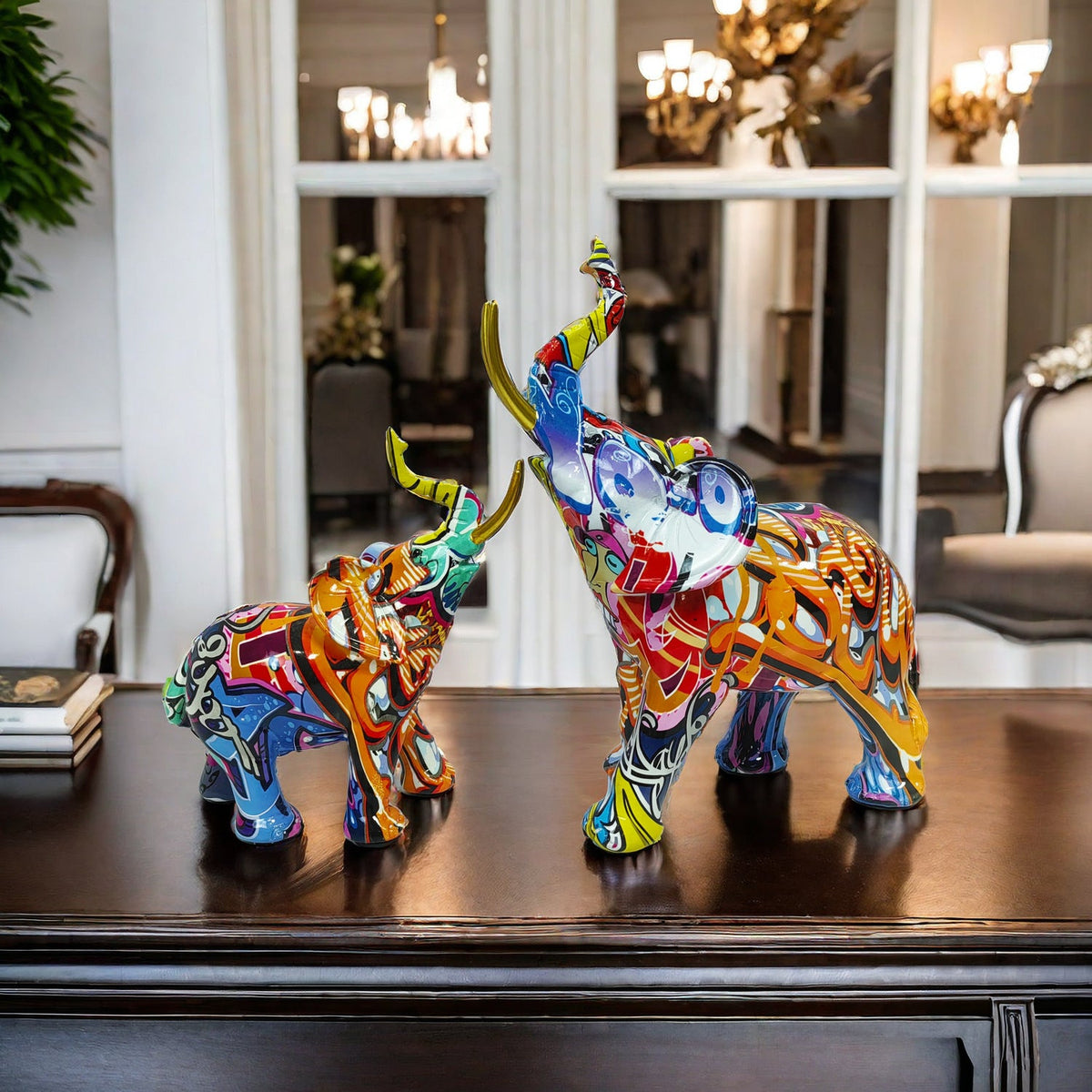 Artfully Designed Elephant Figure | Kelmera
