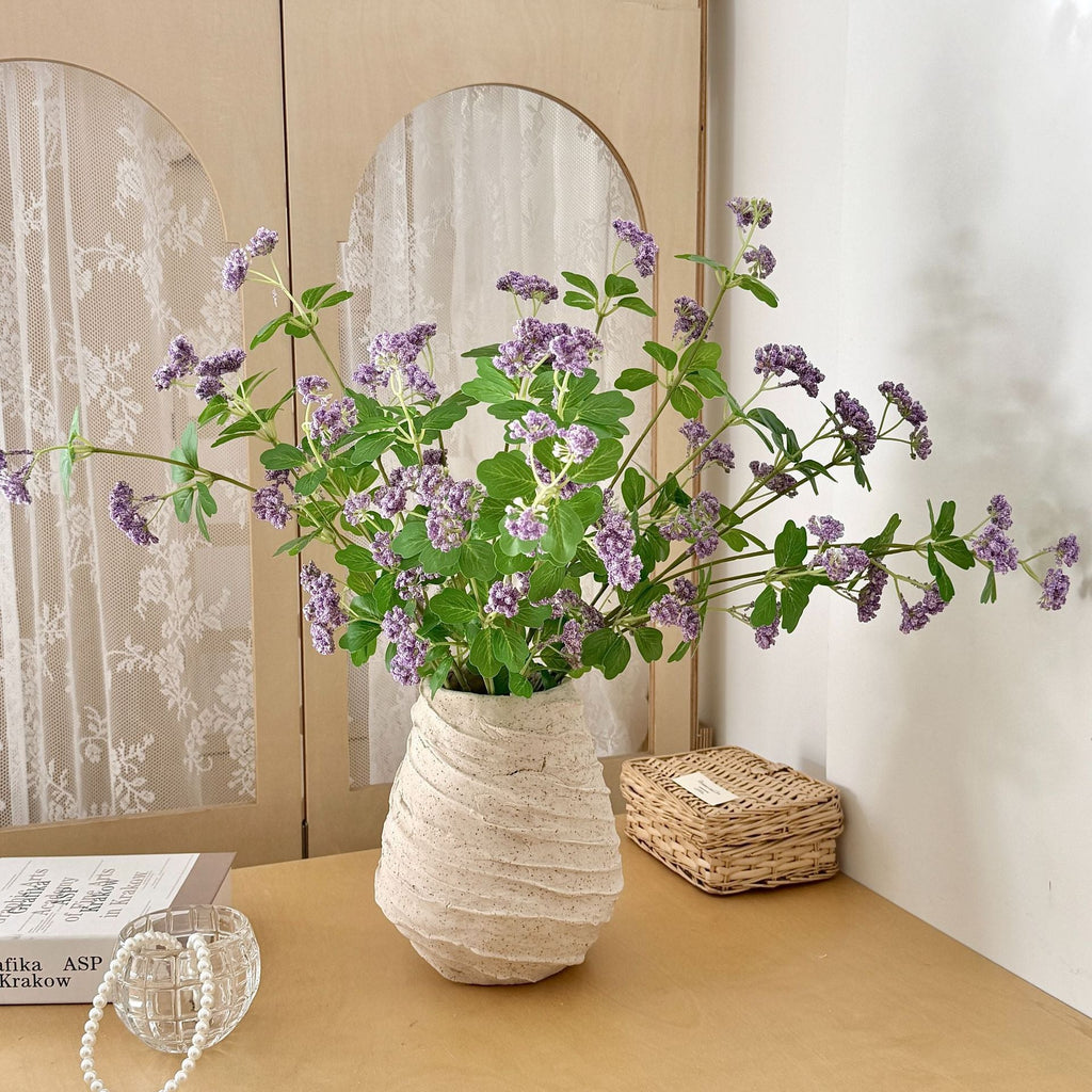 Artificial Blossom Branch with Purple Flowers | Kelmera